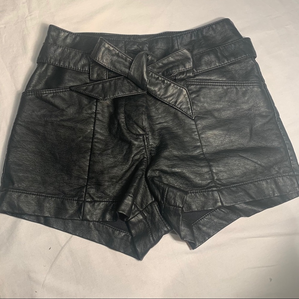 H&M Pleather Shorts